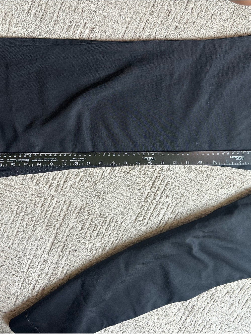 Vintage Y2K Tommy Hilfiger Black Flare Wide-Leg Low Rise Jeans - Picture 15 of 15